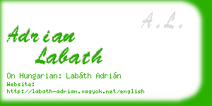 adrian labath business card