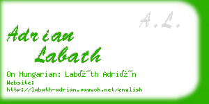 adrian labath business card